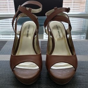 Brown Wedge Sandal